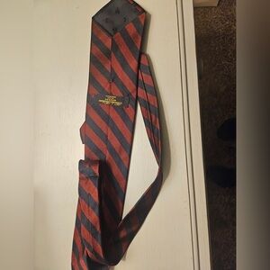 Brooks Brothers Red and Black Striped Tie